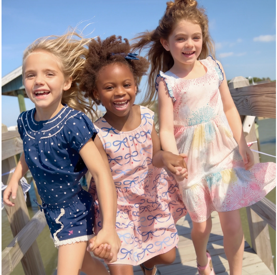 Millie 2-PC Set - Navy Dot