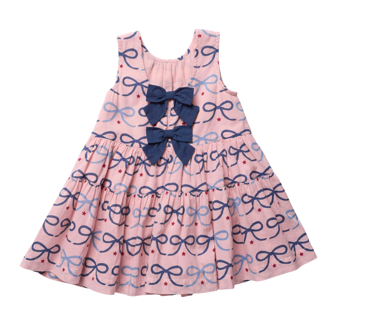 Eloise Dress - Pink Bows