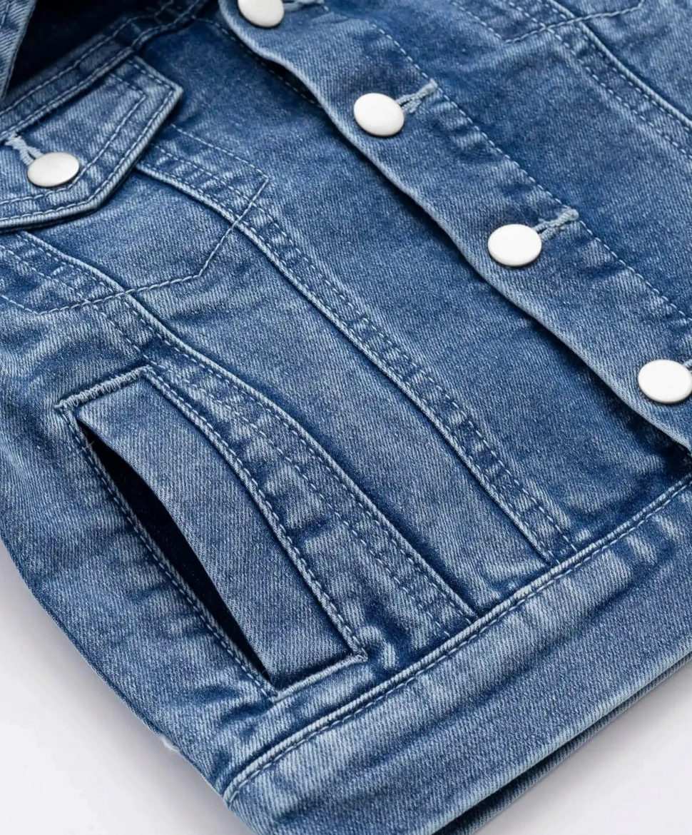 Kids Back To School Denim Jacket