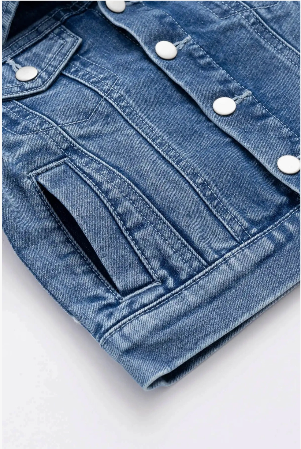 Kids Back To School Denim Jacket