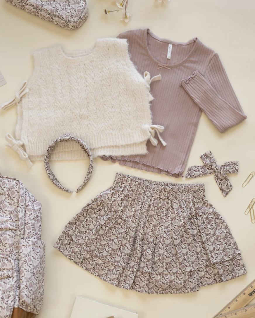 Tiered Mini Skirt || Primrose