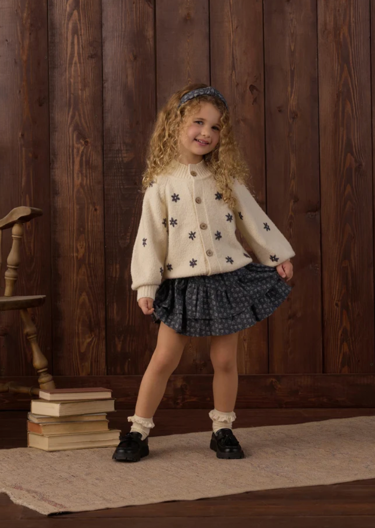 Tulip Cardigan || Midnight Daisy