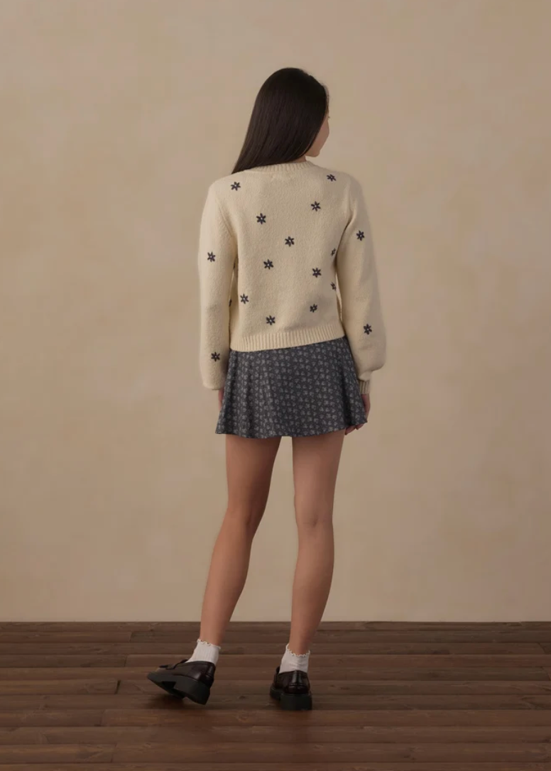 Teen Rachel Skirt || Heart Ditsy
