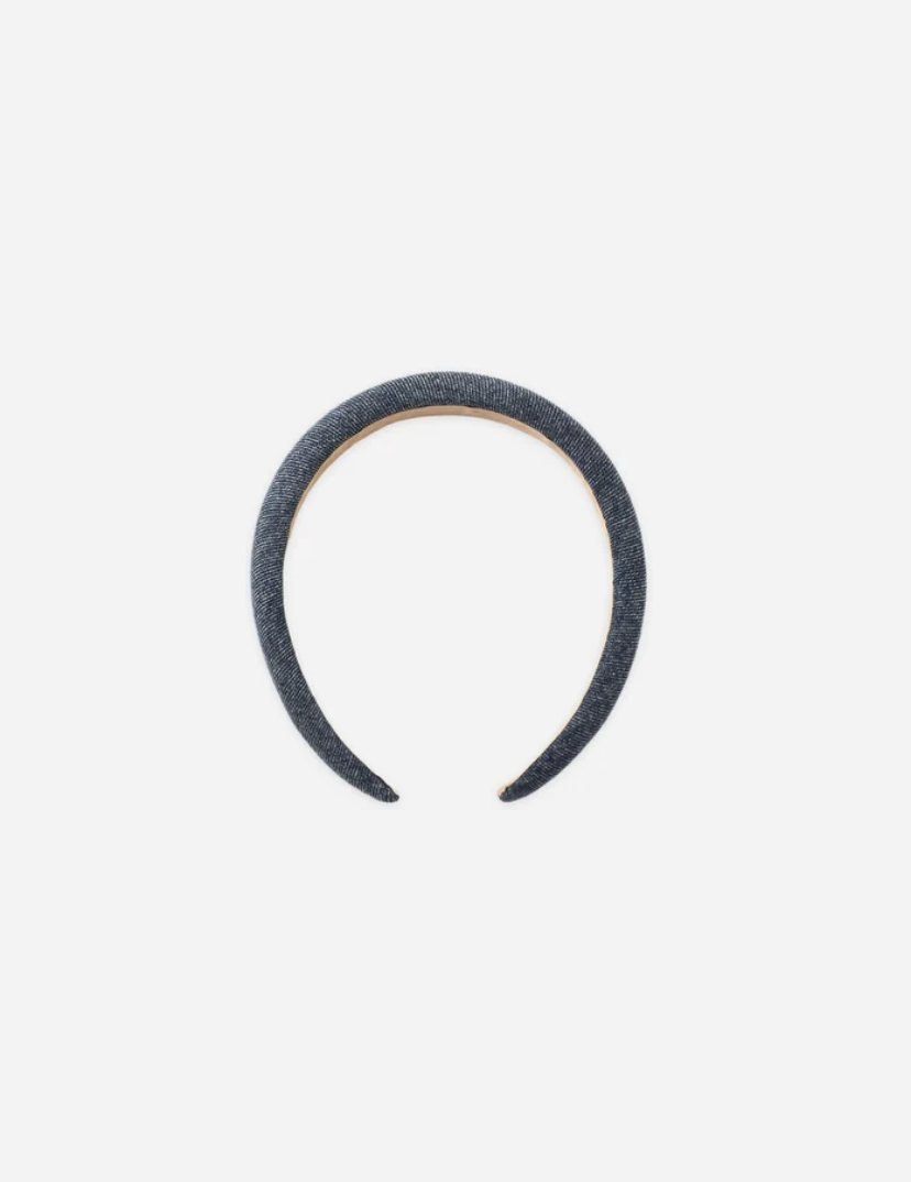 Padded Headband || Indigo