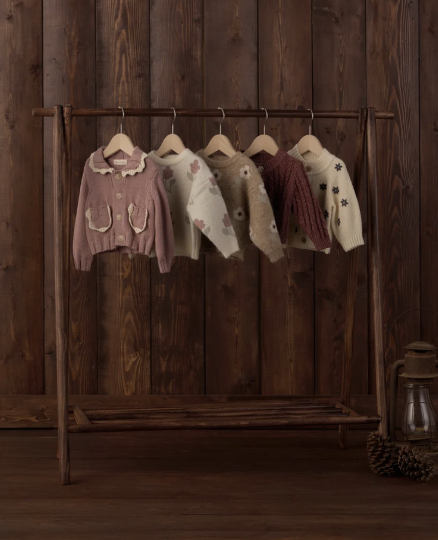 Aspen Sweater || Ivory Flower