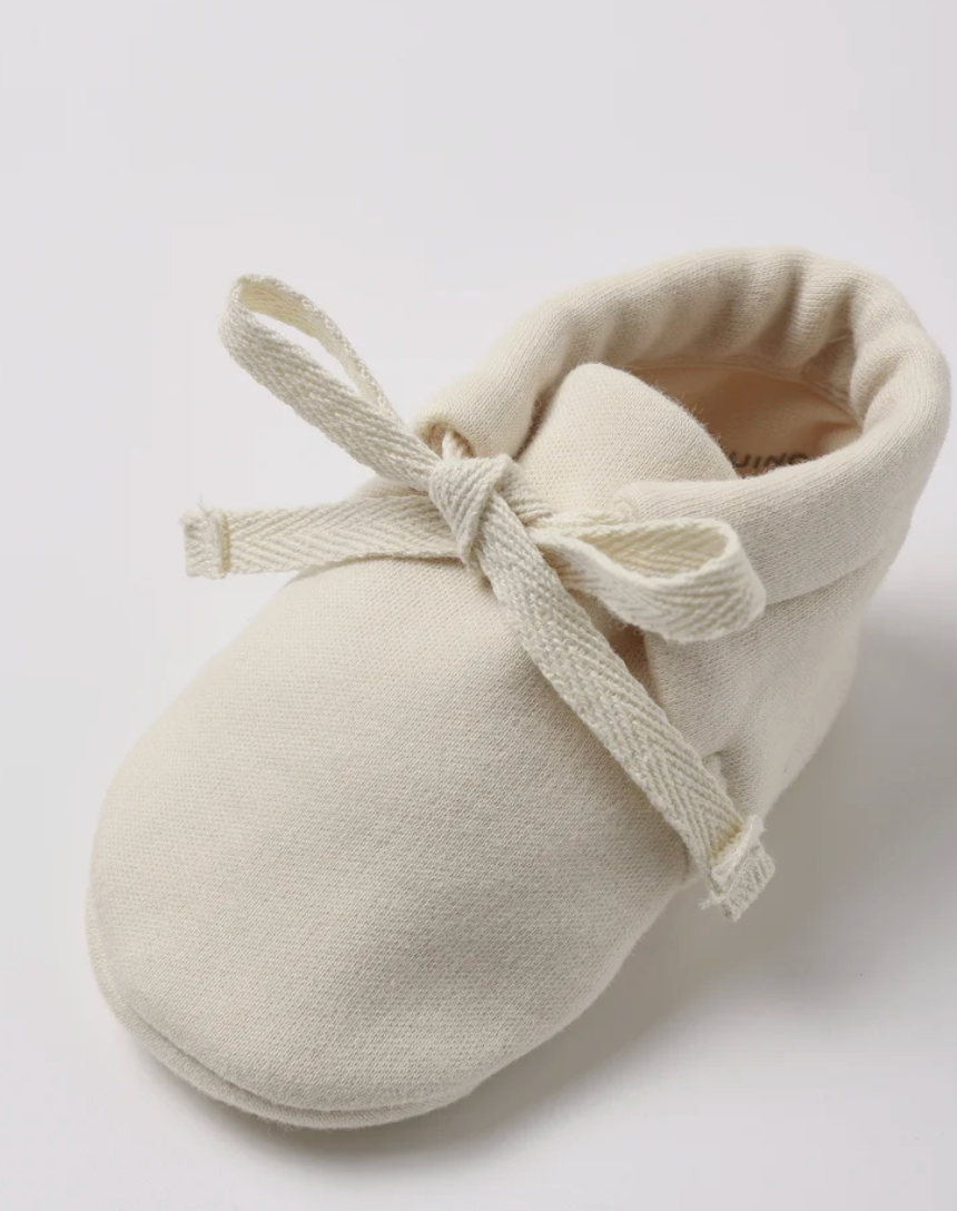Baby Booties || Natural