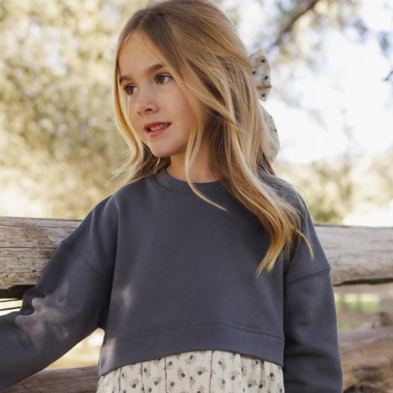 Sweatshirt Dress || Vintage Fleur