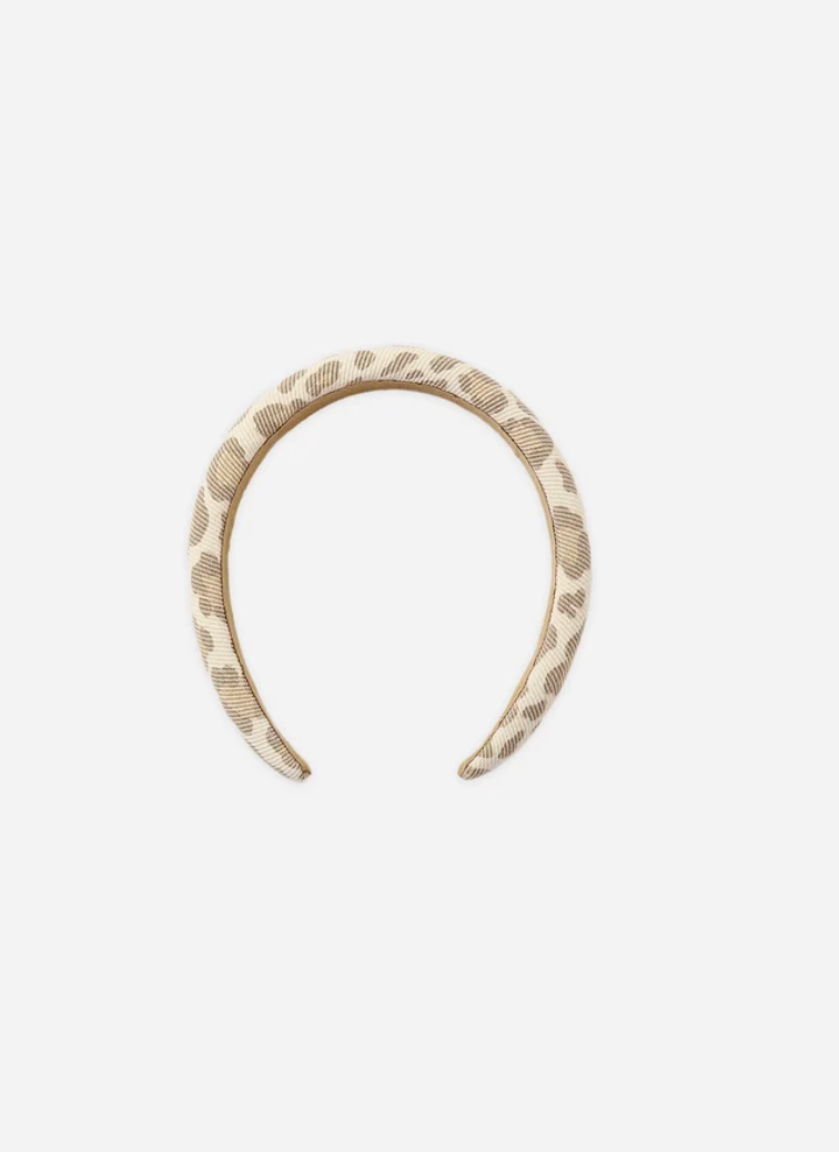 Padded Headband || Leopard
