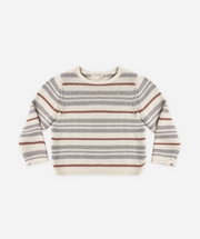 Jacques Sweater || Dusty Blue Stripe