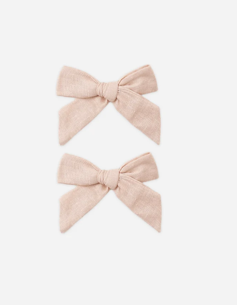 Bows, Set Of 2 || Blush