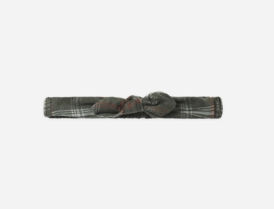 Baby Bow Headband|| Holiday Plaid