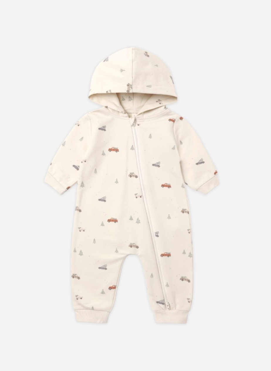 Hooded Jumpsuit || Holiday Drive