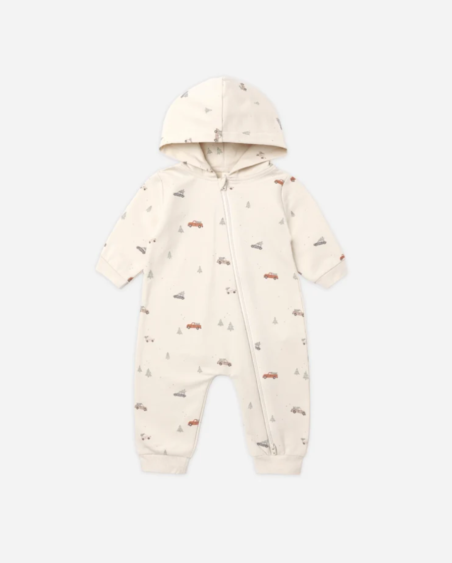 Hooded Jumpsuit || Holiday Drive
