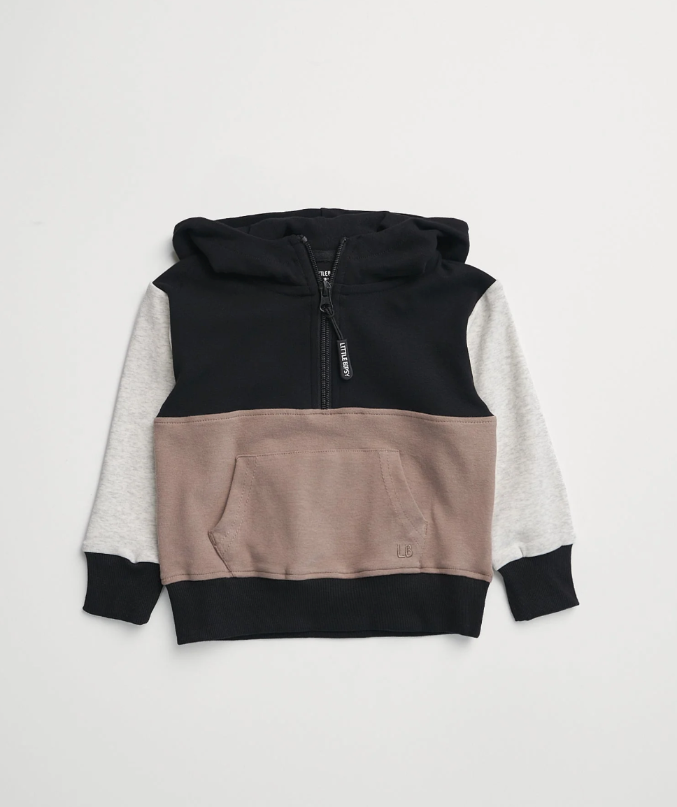 Block Pocket Hoodie