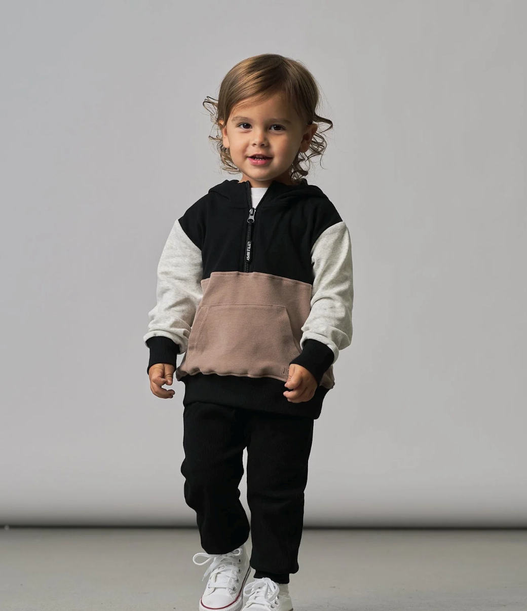 Block Pocket Hoodie