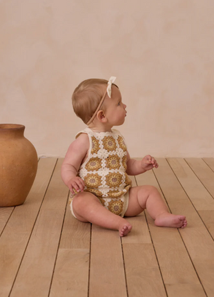 Crochet Romper || Marigold Daisy