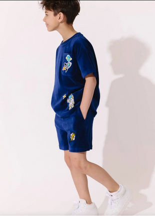 Space Patches Velour Set