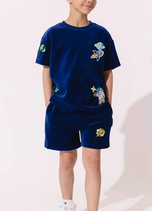 Space Patches Velour Set