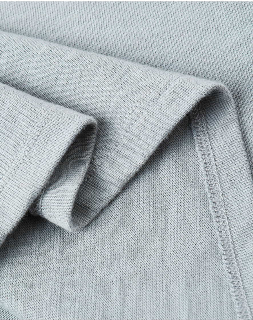 Jersey Long Sleeve Tee || Dusty Blue