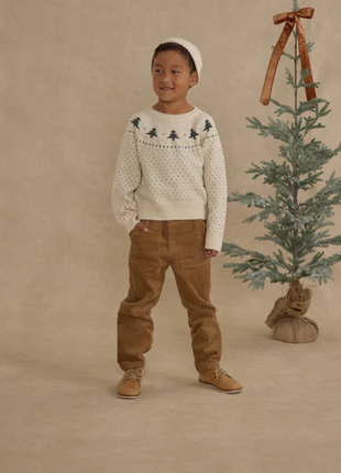 Model Wearing Rylee & Cru Oliver Pant || Toffee