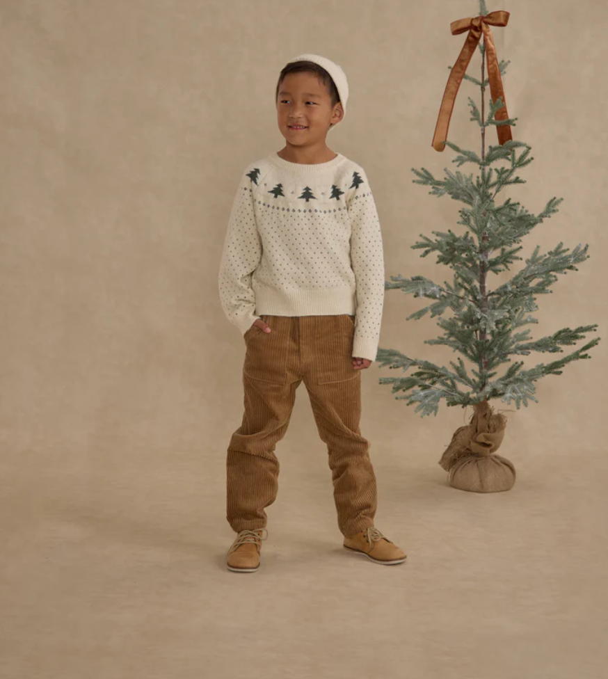 Model Wearing Rylee & Cru Oliver Pant || Toffee