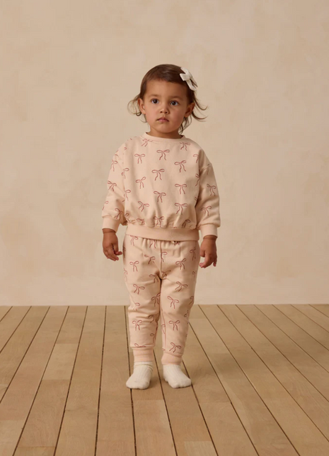 Relaxed Fleece Sweatpant || Red Bows