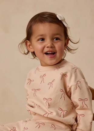 Relaxed Fleece Sweatpant || Red Bows