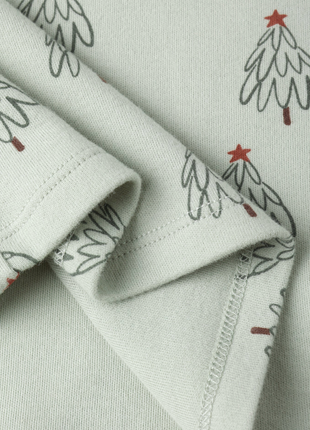 Organic Long Sleeve Pajama Set || Trees