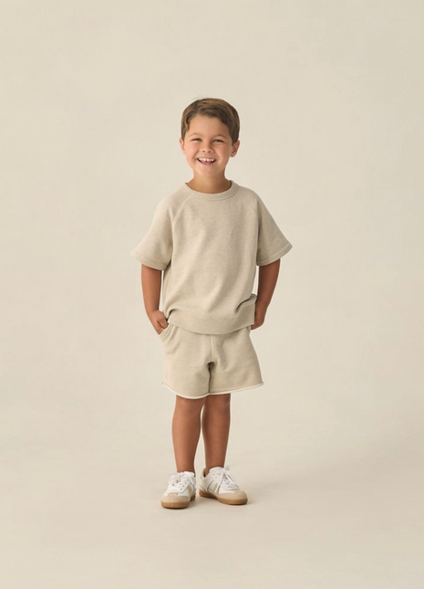 Ventura Short || Heathered Oatmeal