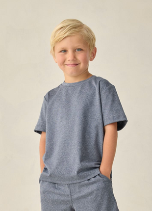 Oceanside Tech Short || Heathered Marine