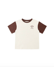 Rylee & Cru Contrast Short Sleeve Tee || Cardiff By The Sea Front