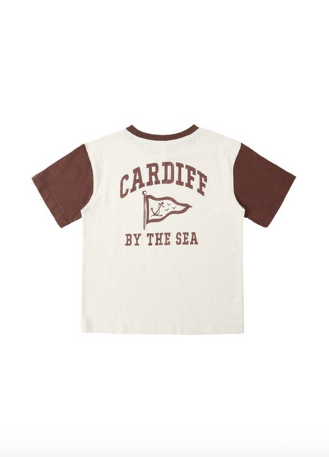 Contrast Short Sleeve Tee || Cardiff By The Sea