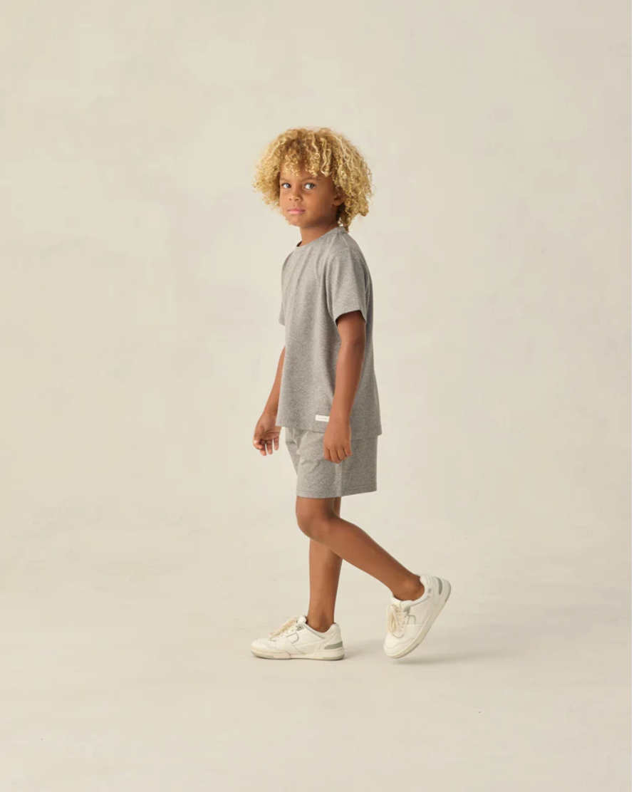 Oceanside Tech Short || Heathered Grey