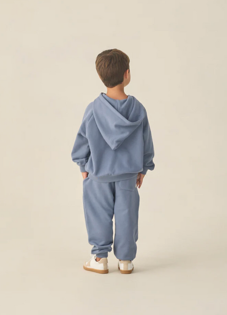 Zip Raglan Hoodie || Marine