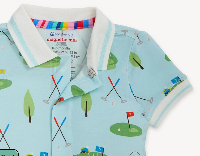 Gopher It Magnetic Polo Romper
