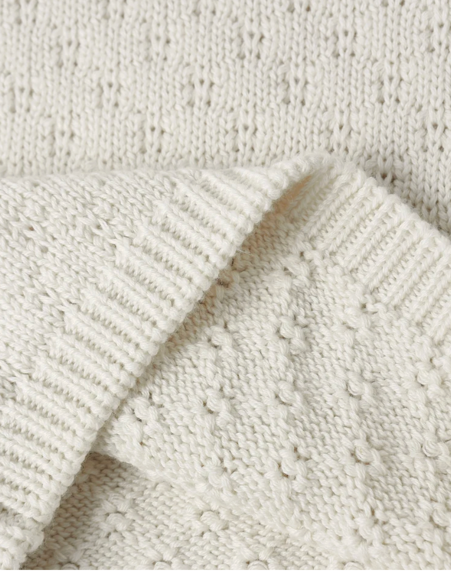 Knit Wrap Top + Pant Set || Natural