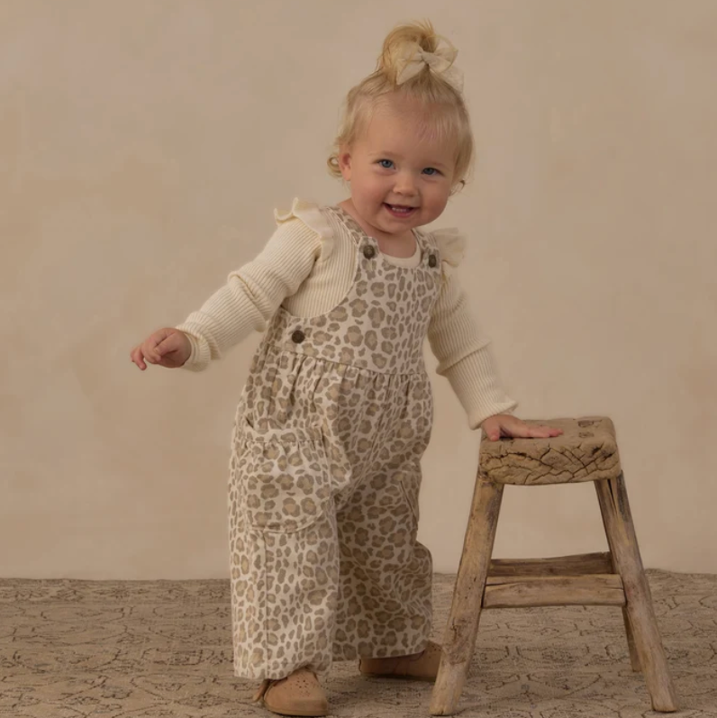 Shoulder Ruffle Bodysuit || Natural