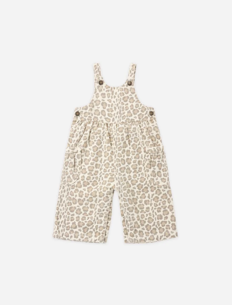 Wide Leg Overall || Leopard