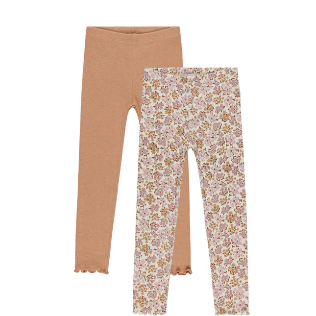 Rylee & Cru Ribbed Legging Set || Wildflower, Grapefruit