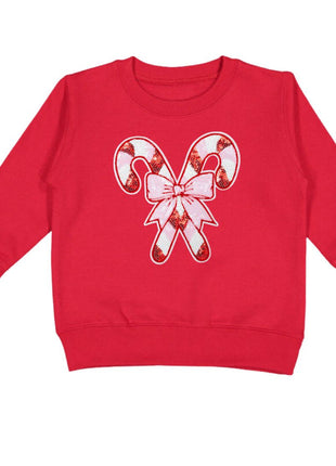 Candy Cane Patch Sweatshirt