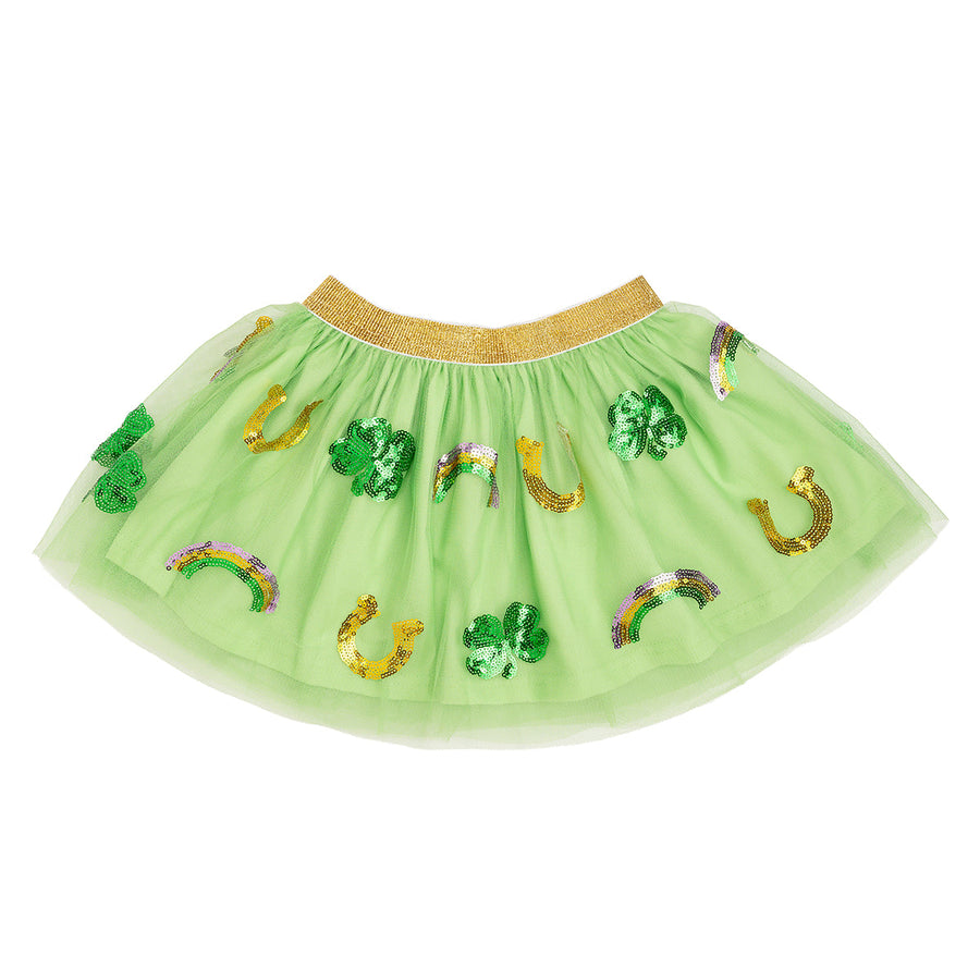 Sweet Wink Lucky Sequin St. Patrick's Day Tutu