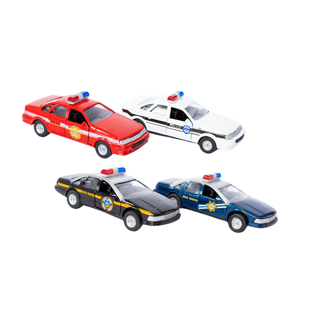 Police Car Pull Back Toy