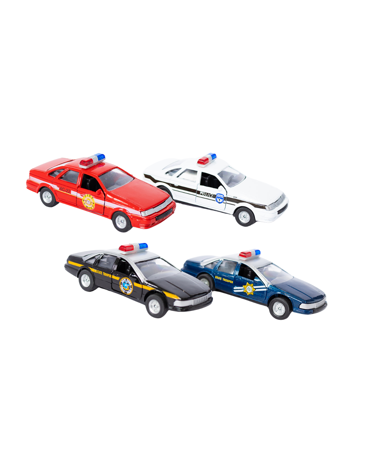 Toy Smith Police Car Pull Back Toy