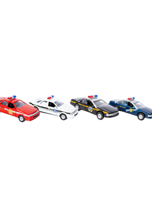 Police Car Pull Back Toy