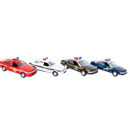 Police Car Pull Back Toy