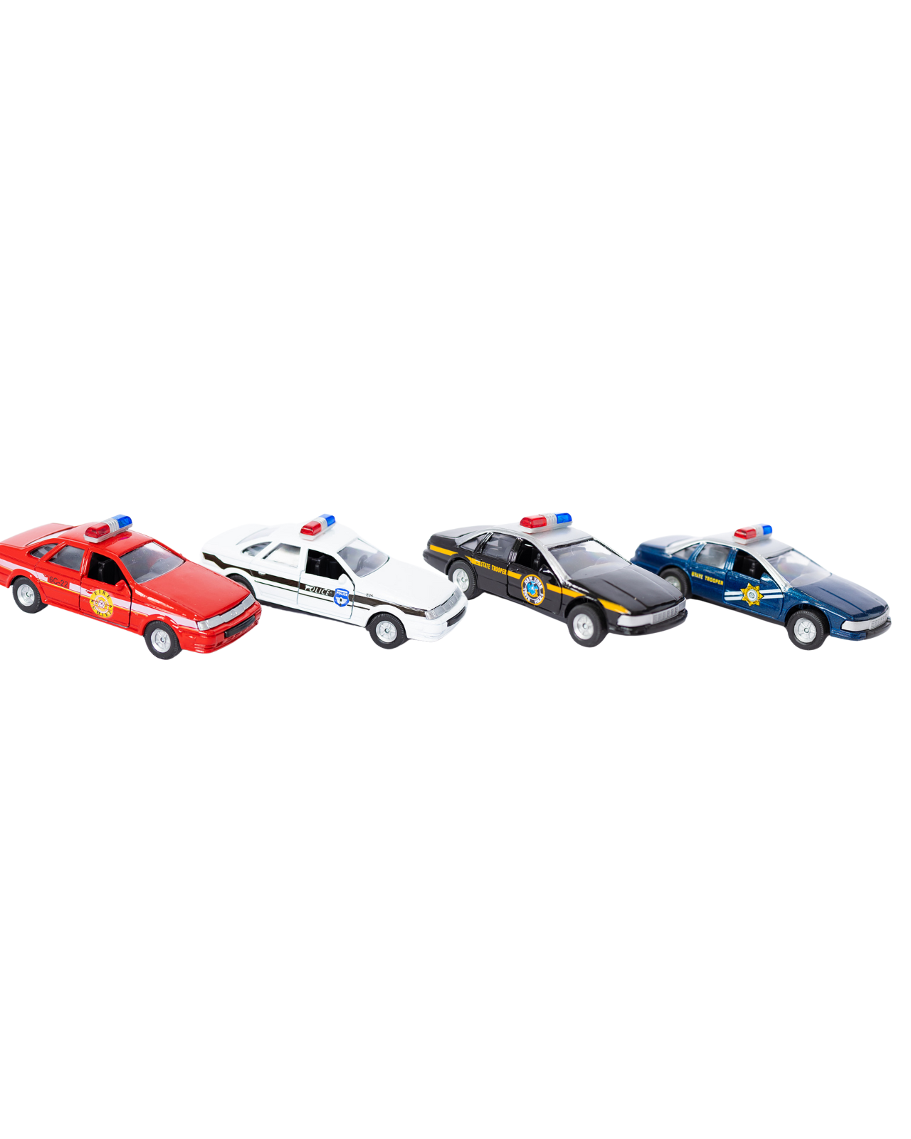 Toy Smith Police Car Pull Back Toy