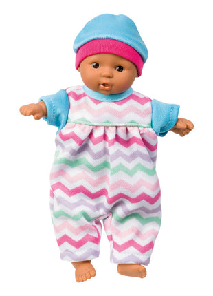 Toysmith My Sweet Baby 6" Mini Babies-Asst Skin Tones Dolls Zig Zag