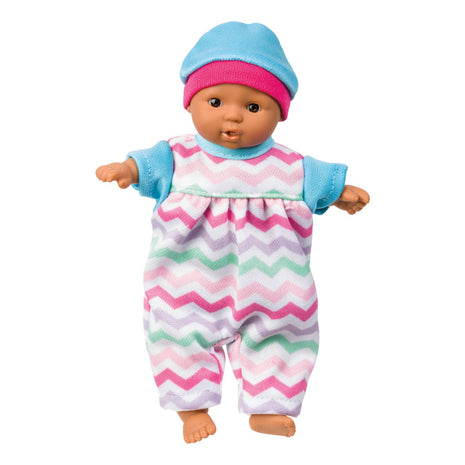 Toysmith My Sweet Baby 6" Mini Babies-Asst Skin Tones Dolls Zig Zag