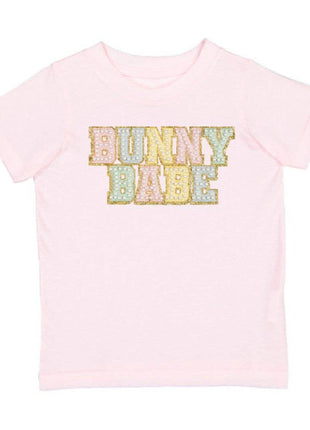 Sweet Wink Bunny Babe Patch Easter Short Sleeve T-Shirt - Ballet - Kids