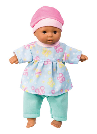 Toysmith My Sweet Baby 6" Mini Babies-Asst Skin Tones Dolls Butterflies